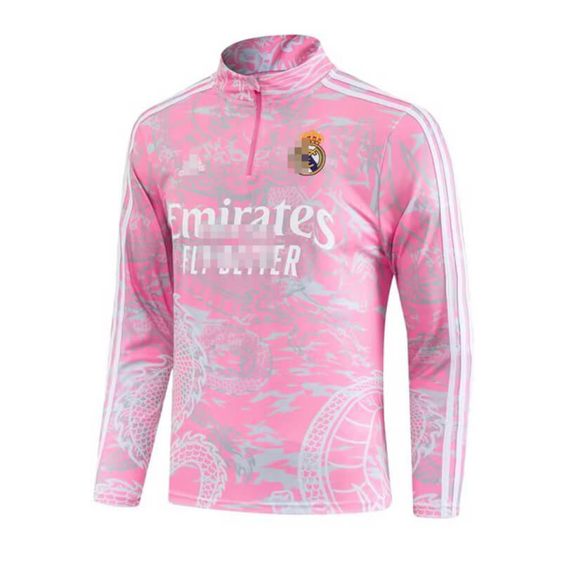 Sudadera Entrenamiento Real Madrid 2023/2024 Rosa/Blanco